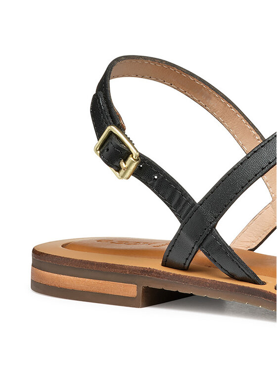 Geox Geox Sandály D Sozy Qc D55YFA 0001J C9999 Černá