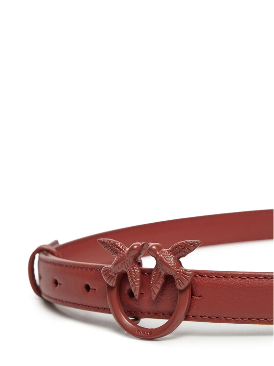 PINKO Pinko Sieviešu josta Lover Berry H2 Belt AI 24-25 PLT01 100143 A1K2 Bordo