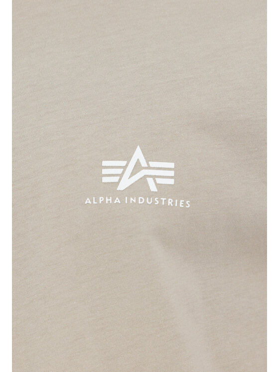 Alpha Industries Alpha Industries Tričko AI.188505-679-M Béžová Basic Fit