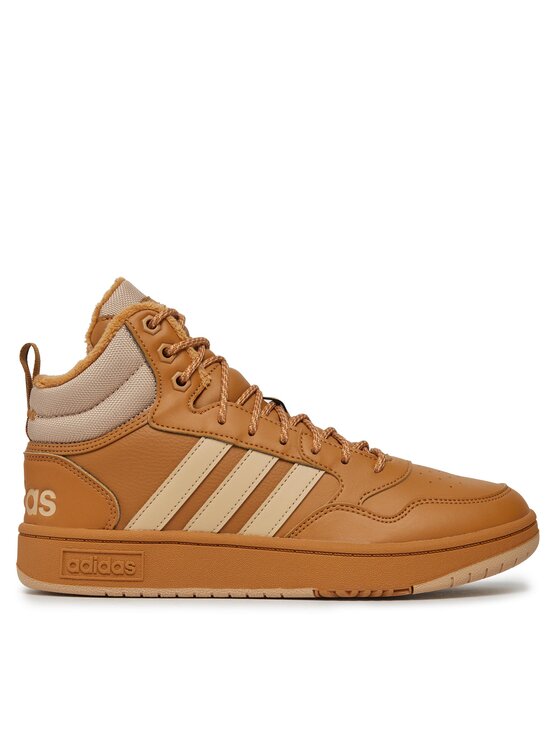 adidas Sneakersy Hoops 3.0 Mid IF2636 Hnedá