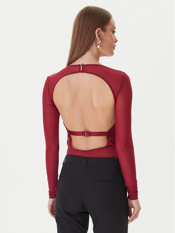 Bardot Bardot Bodijs Farrah Lace 51150TB3 Bordo