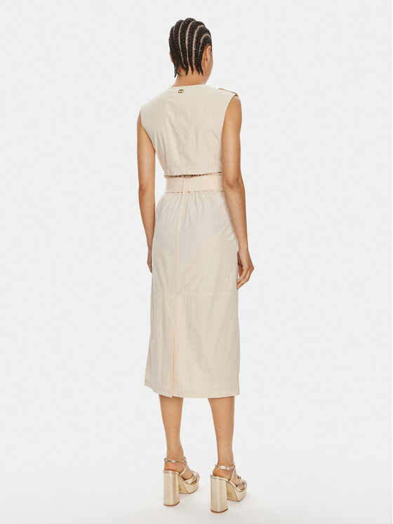 TWINSET TWINSET Igapäevane kleit 241TT2050 Beež Regular Fit