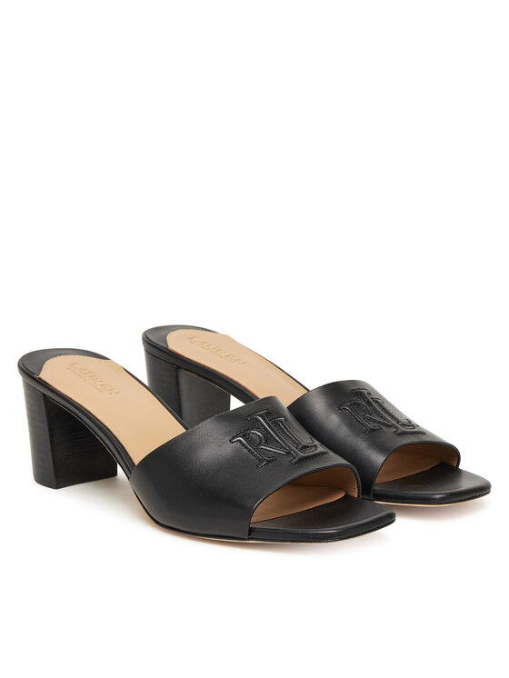 LAUREN RALPH LAUREN LAUREN RALPH LAUREN Plätud Everley Block-Heel 802974364001 Must