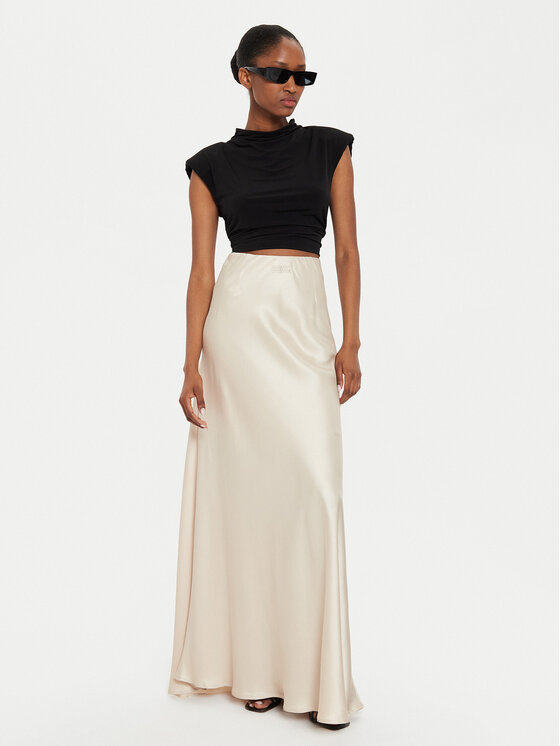 Gestuz Gestuz Макси пола Lidaya 10909290 Бежов Regular Fit