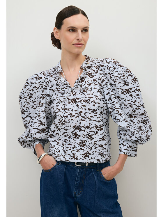 BIZUU BIZUU Koszula ANDRASSA SHIRT Niebieski Standard Fit