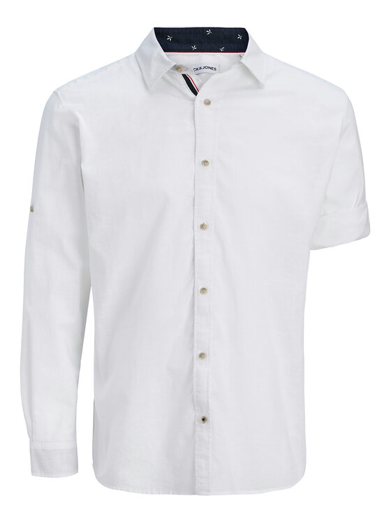 Jack & Jones Jack & Jones Hemd Henry 12289197 Weiß Regular Fit