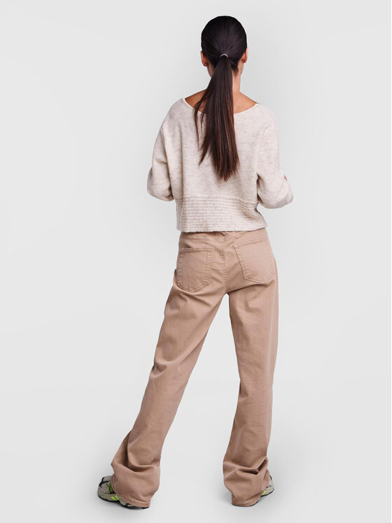 Pieces Pieces Svetr Noa 17127818 Béžová Regular Fit