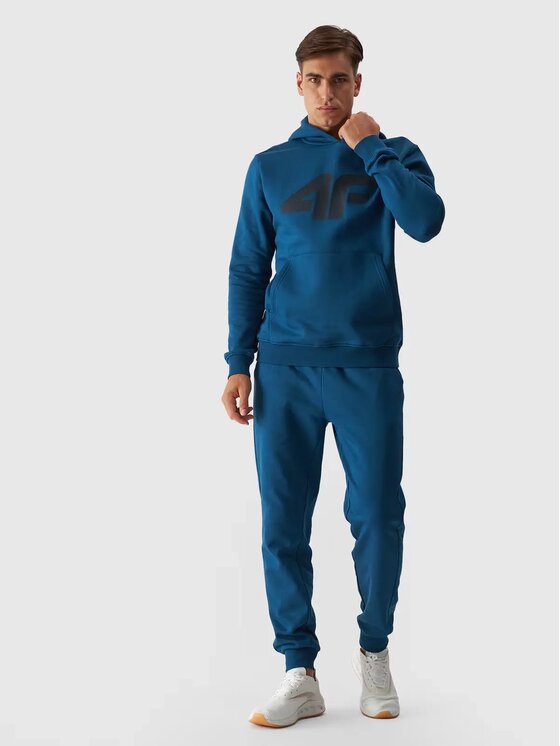 4F 4F Pantaloni da tuta 4FWMM00TTROM0943-46S Verde Regular Fit