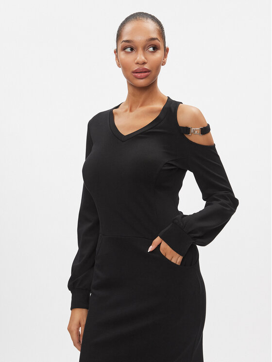Liu Jo Sport Liu Jo Sport Vsakodnevna obleka TA4057 JS182 Črna Regular Fit