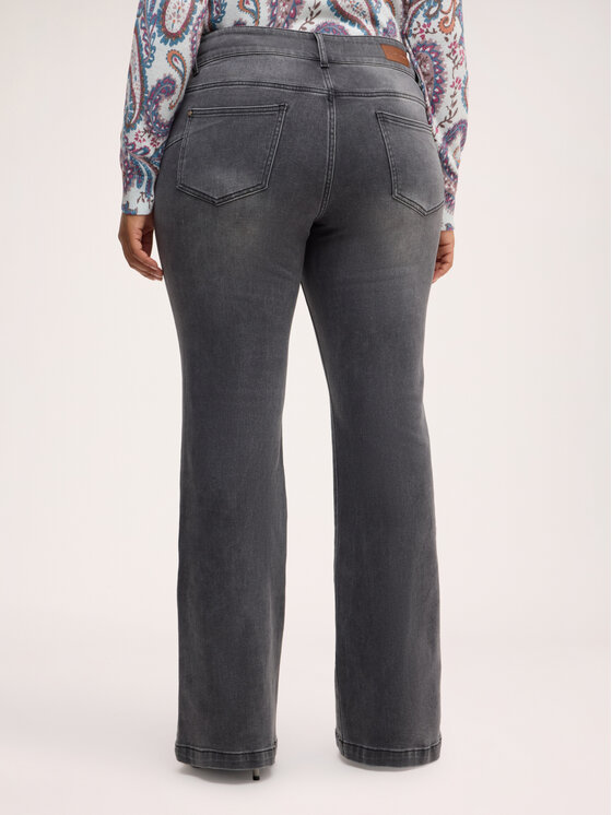 Fiorella Rubino Fiorella Rubino Jeans P480T005404N013 Grigio Flare Fit