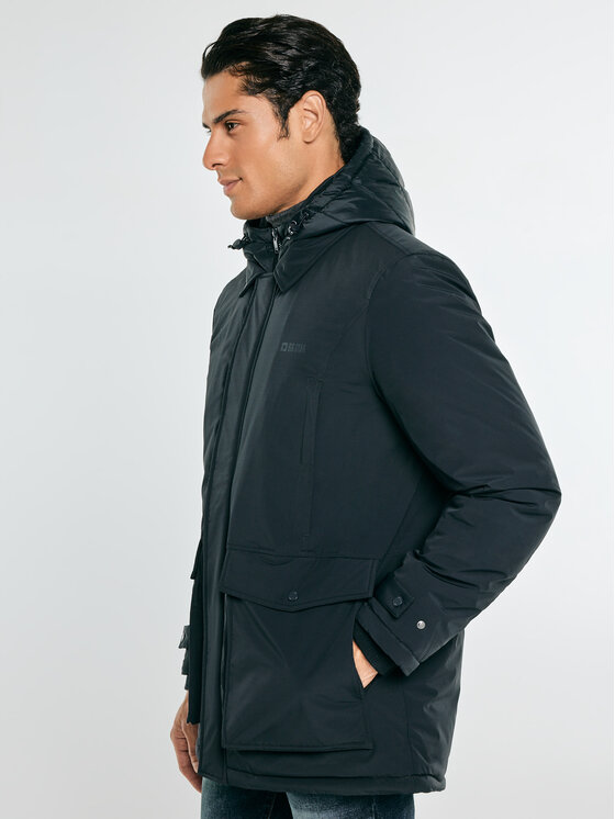 BIG STAR BIG STAR Kurtka zimowa MERIW Czarny Basic Fit