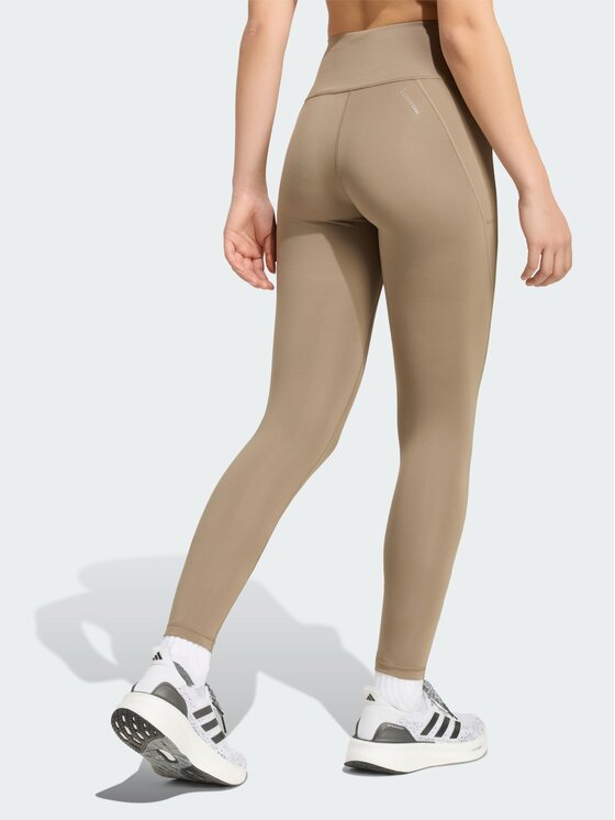 adidas adidas Legginsy 158790 Beżowy Fitted Fit