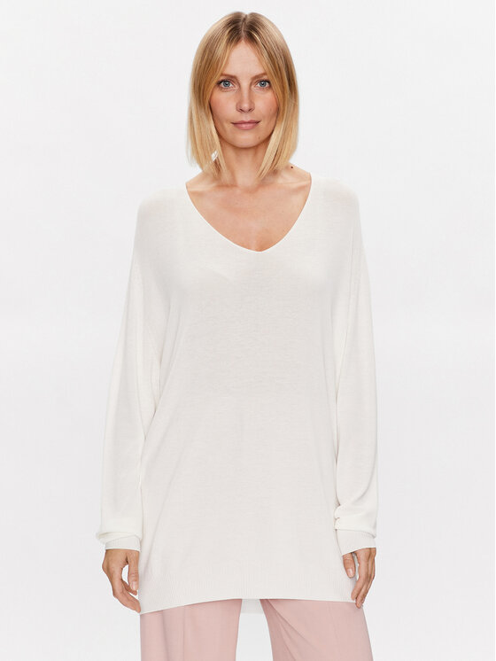 Kontatto Pulover 3M9015 Écru Relaxed Fit