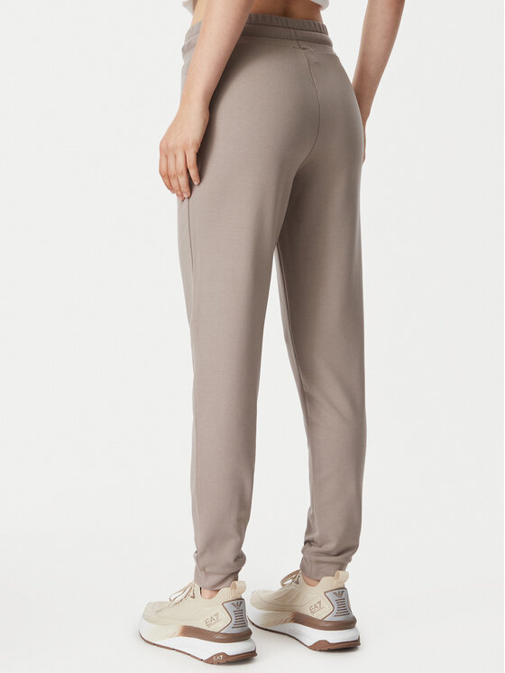 EA7 Emporio Armani EA7 Emporio Armani Spodnji del trenirke 8NTP66 TJ9RZ U6100 Temno bež Regular Fit