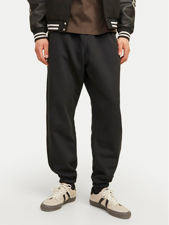 Jack&Jones Jack&Jones Donji dio trenerke Bill Urban Edge 12263026 Crna Relaxed Fit