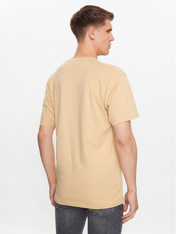 Vans Vans T-shirt Mn Left Chest Logo Tee VN0A3CZE Beige Classic Fit