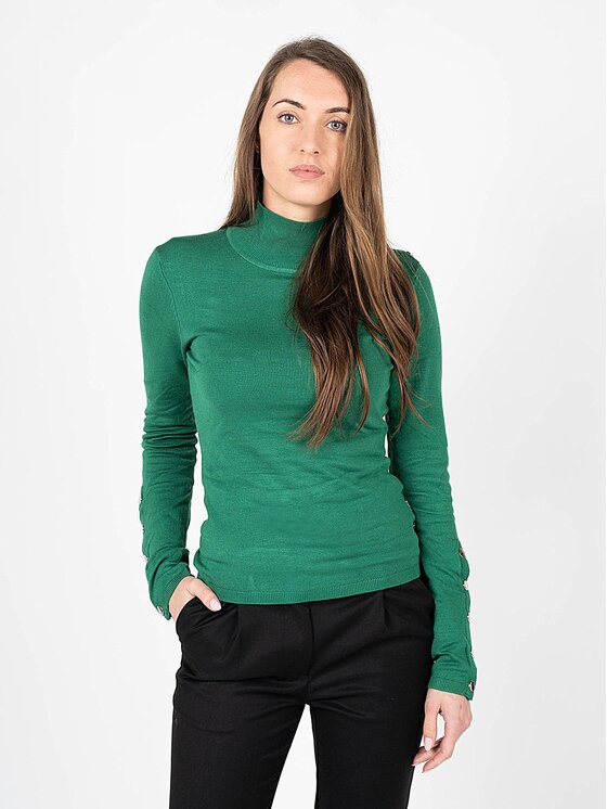 Silvian Heach Silvian Heach Maglione PGA22056LU Verde Slim Fit