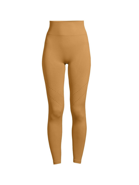 Casall Casall Legginsy Seamless Femme High Waist Tights Brązowy Slim Fit