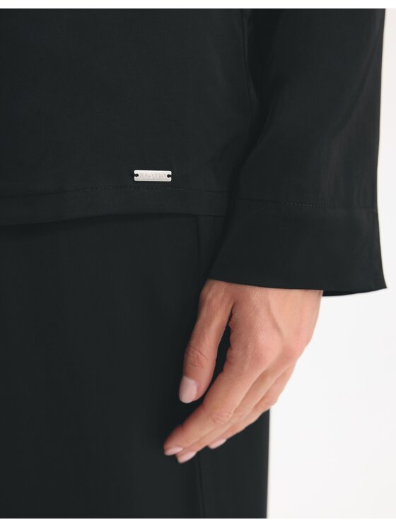 Esotiq Esotiq Piżama 46013 Czarny Relaxed Fit