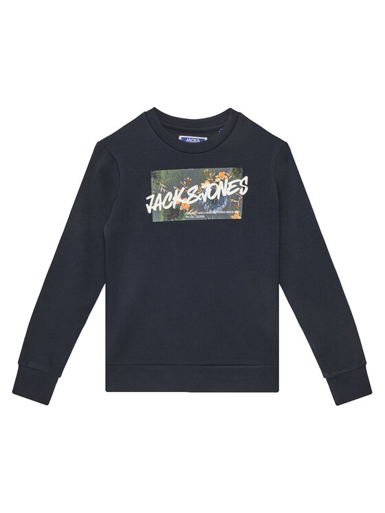 Jack&Jones Junior Bluza Hawaii 12269863 Granatowy Regular Fit