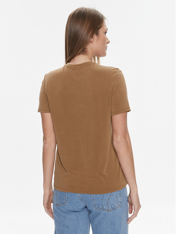 ONLY ONLY Футболка 15307292 Коричневий Regular Fit