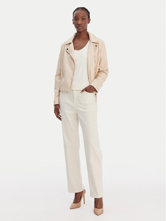 Rinascimento Rinascimento Giacca in similpelle CFC0124666003 Beige Regular Fit