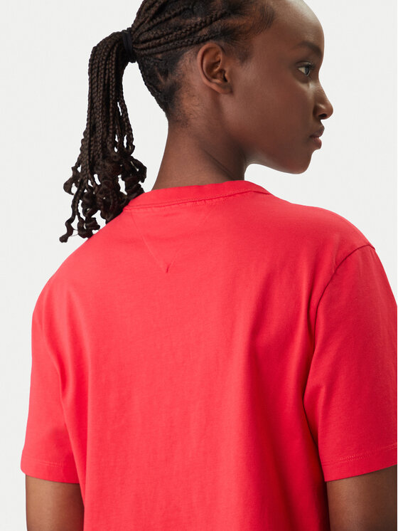 Tommy Jeans Tommy Jeans T-Shirt DW0DW22202 Κόκκινο Boxy Fit