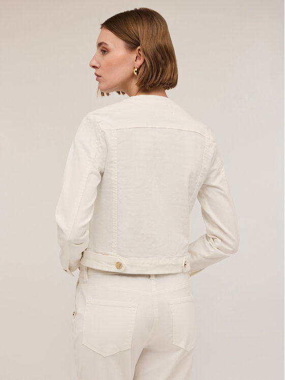 Motivi Motivi Giacca di transizione R707Q001017N011 Bianco Regular Fit