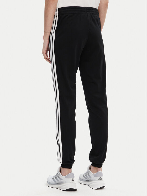 adidas adidas Παντελόνι φόρμας Tricot 3-Stripes JF3383 Μαύρο Regular Fit