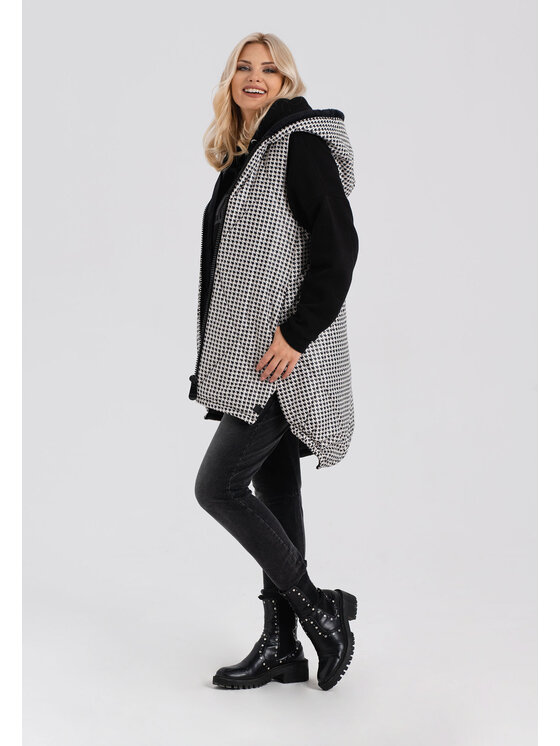 Bezrękawnik, rozmiar L, Kolorowy, Pepitka Look 3022