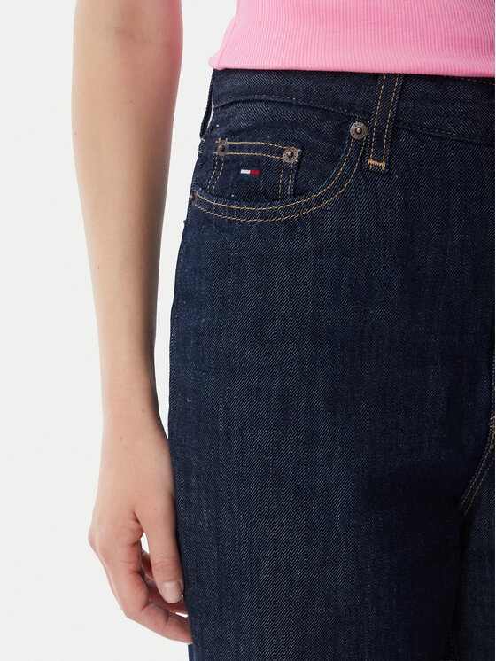 Tommy Jeans Tommy Jeans Blugi Claire DW0DW23093 Bleumarin Wide Leg