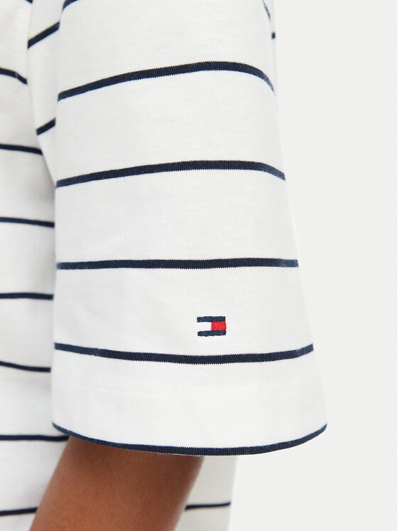 Tommy Hilfiger Tommy Hilfiger T-shirt Classic WW0WW50948 Bijela Relaxed Fit