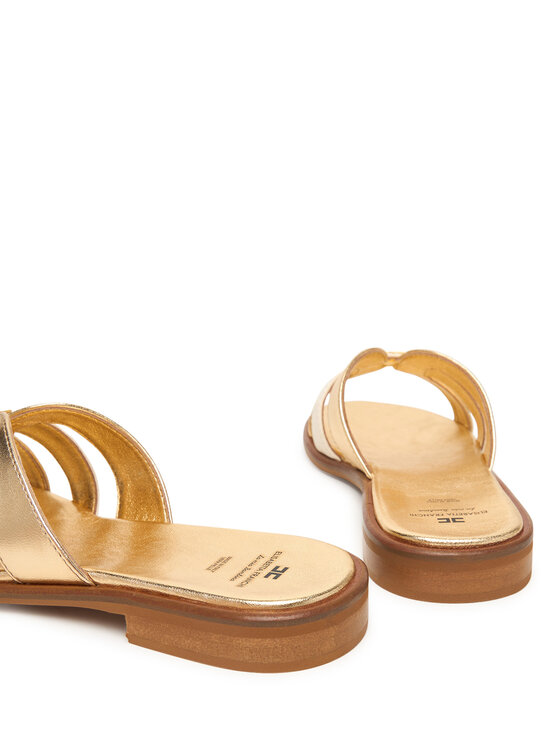 Elisabetta Franchi Elisabetta Franchi Klapki F4A2-E0558-1735 S Złoty