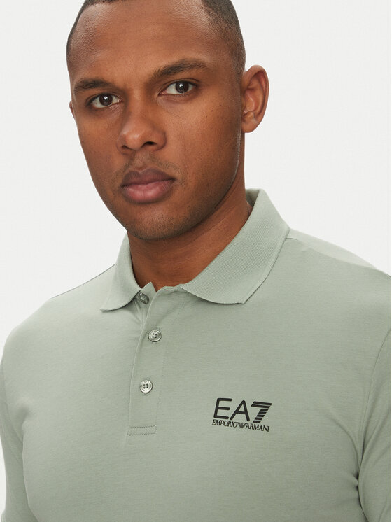 EA7 Emporio Armani EA7 Emporio Armani Polo 8NPF14 PJVQZ U9024 Zielony Regular Fit