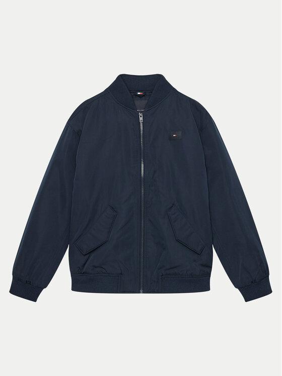 Gyerek Bomber dzseki Tommy Hilfiger, Méret: 14Y, Sötétkék, KB0KB09091