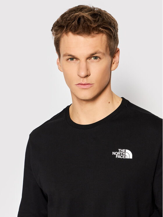 The North Face The North Face Longsleeve Easy Tee NF0A2TX1 Czarny Regular Fit