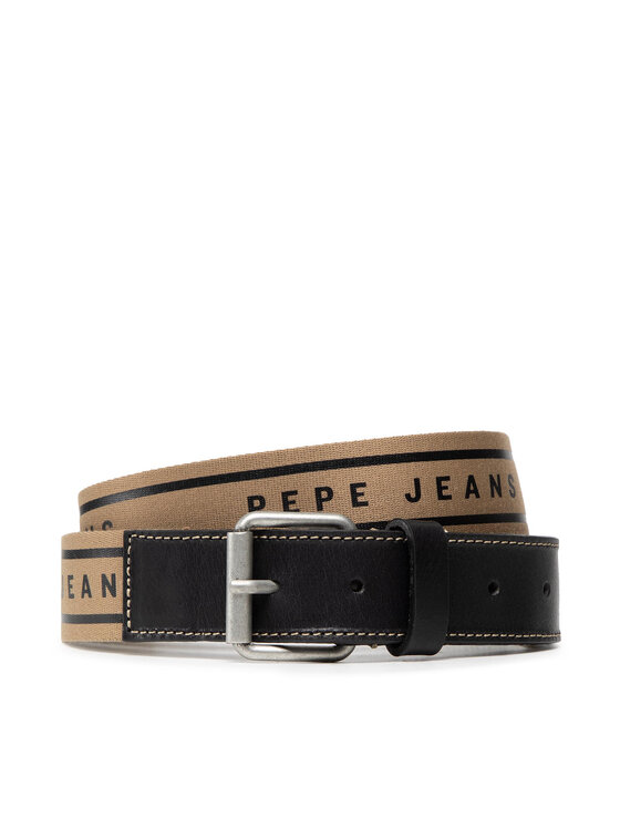 Pepe Jeans Pepe Jeans Pasek Męski Berni Belt PM020990 Czarny