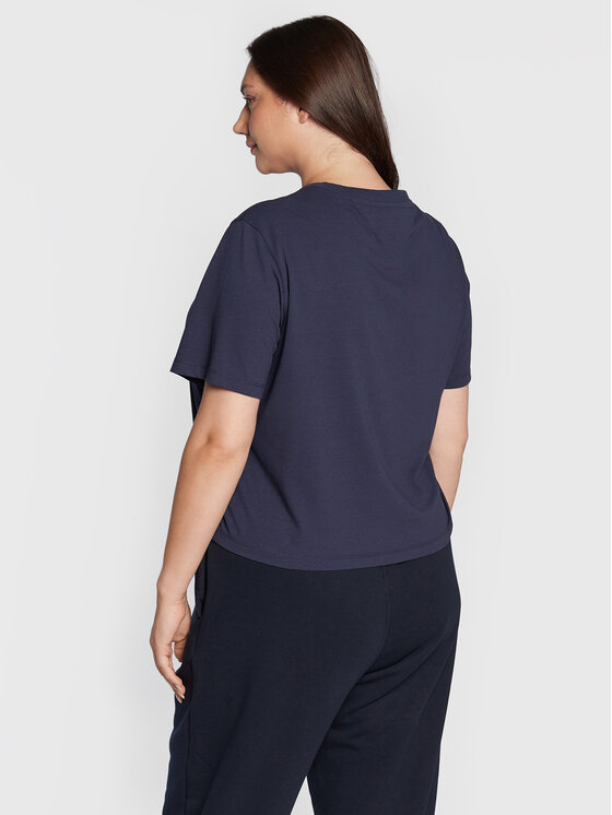 T-shirt Center Badge DW0DW10556 Blu scuro Regular