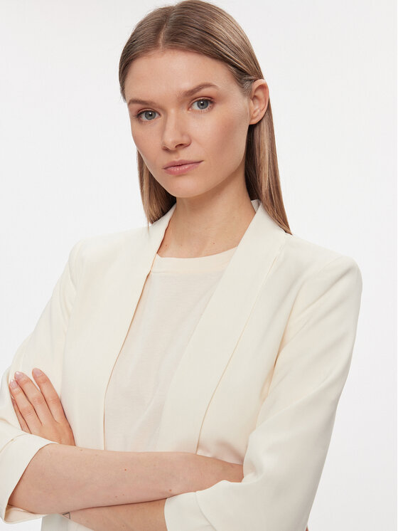 ONLY ONLY Marynarka Elly 15197451 Biały Regular Fit