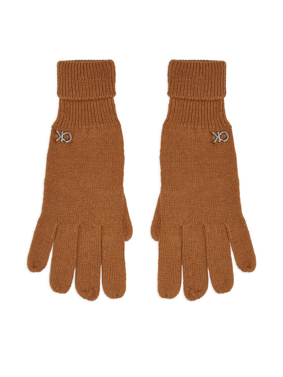 Calvin Klein Calvin Klein Дамски ръкавици Chunky K60K612618 Кафяв