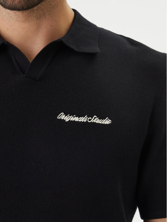 Jack & Jones Jack & Jones Polo särk Norrebro 12297926 Must Relaxed Fit