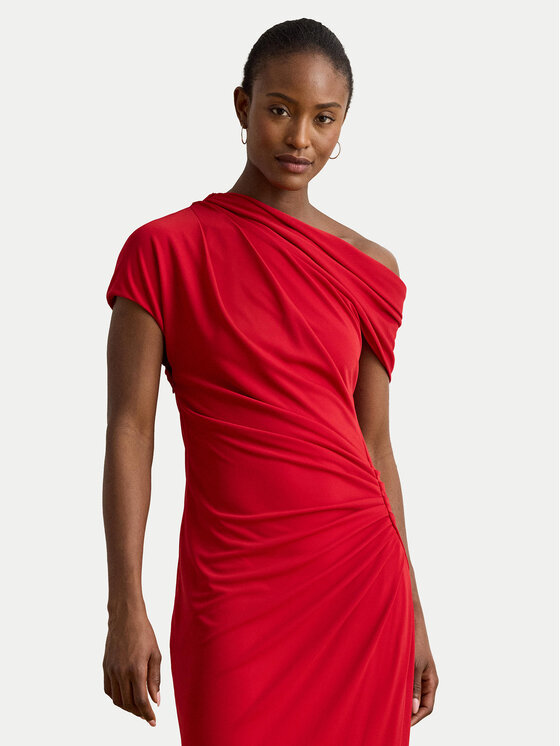 LAUREN RALPH LAUREN LAUREN RALPH LAUREN Koktejlové šaty 200980223001 Červená Slim Fit