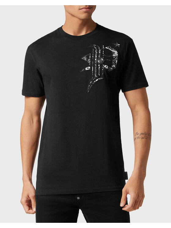 PHILIPP PLEIN PHILIPP PLEIN T-shirt 1649 Nero Regular Fit