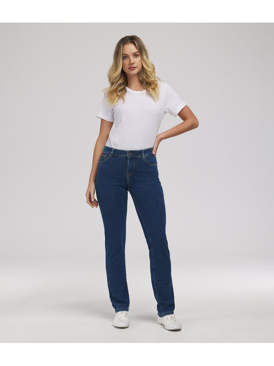 Lee Cooper Lee Cooper Jeansy JEANS D KIM 2519 STONE Niebieski Regular Fit
