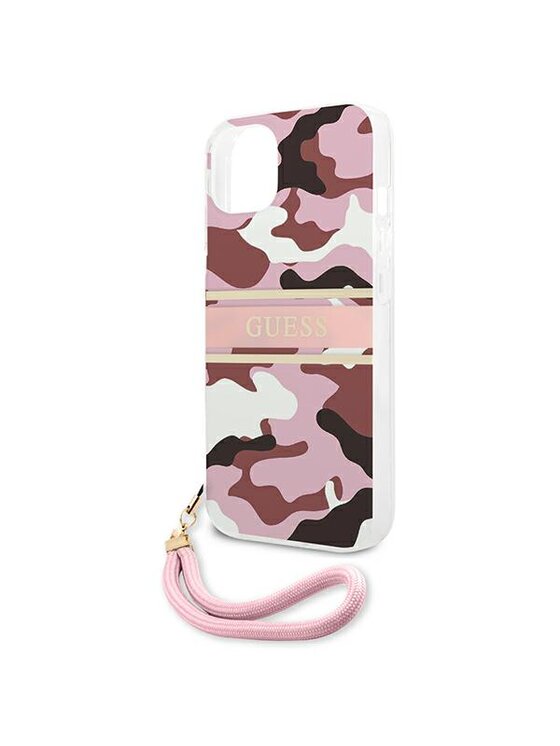 Guess Guess Etui na telefon iPhone 13 Mini Różowy