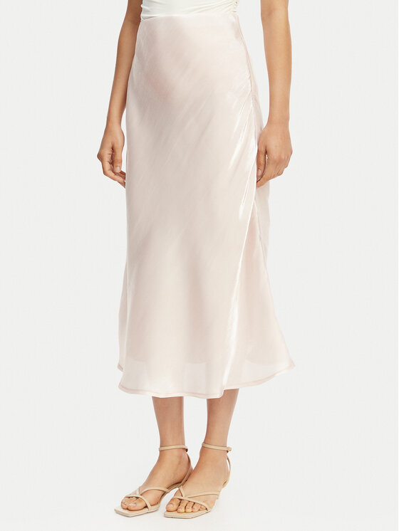 Maryley Fustă midi 26EB704/37RO Roz deschis Regular Fit