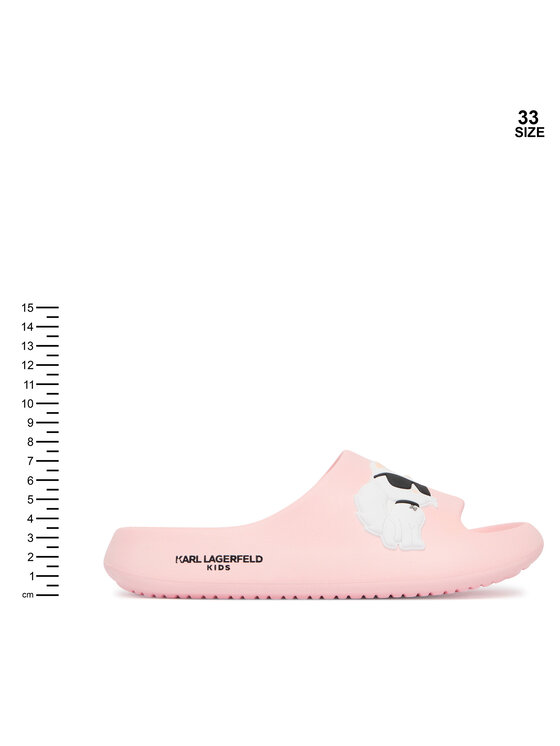 KARL LAGERFELD KARL LAGERFELD Šľapky Z31172 M Ružová