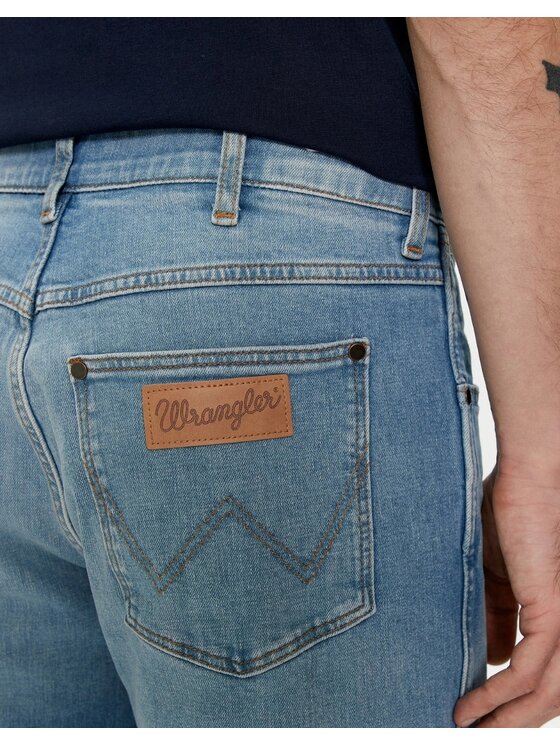 Wrangler Wrangler Jeansy Greensboro Niebieski Regular Fit
