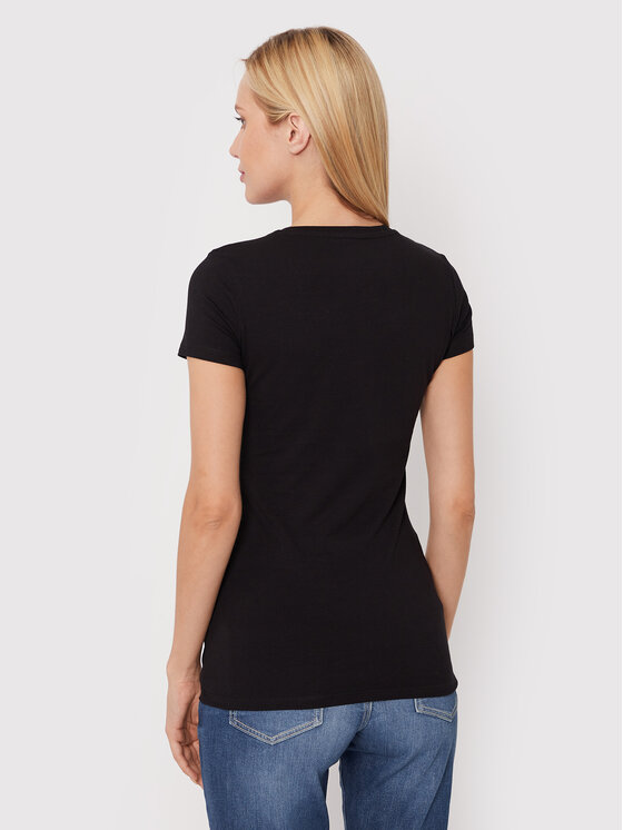 T-shirt W2BI66 J1311 Nero Slim Fit