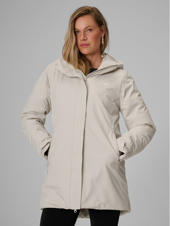 4F 4F Kurtka przejściowa CITY JACKETS Szary jasny Regular Fit